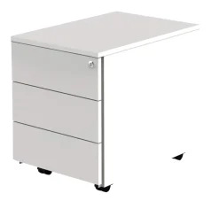 Kerkmann Mobiel ladeblok Wit 430 x 600 x 540 mm Met centraal slot 60 cm