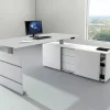 Kerkmann Move 3 Tube Zit-sta-bureau L-vorm Grafiet T-Voet 1.800 (B) x 1.800 (D) x 1.200 (H) mm