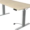 Kerkmann Move 3 Tube Zit-sta-bureau Rechthoekig Ahorn T-Voet 1.800 (B) x 800 (D) x 1.200 (H) mm