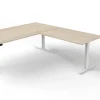 Kerkmann Move 3 Zit-sta-bureau T-Voet 2,000 (B) x 1,000 (D) x 720 (H) mm Hout