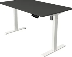 Kerkmann Move 1 Zit-sta-bureau Rechthoekig Antraciet T-Voet 1.400 (B) x 800 (D) x 1.230 (H) mm Melamine, staal