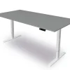 Kerkmann Move 3 Zit-sta-bureau Rechthoekig Grafiet T-Voet 2,000 (B) x 1.000 (D) x 1.200 (H) mm Hout
