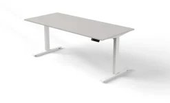Kerkmann Move 3 Zit-sta-bureau Rechthoekig Lichtgrijs T-Voet 1,800 (B) x 800 (D) x 1.200 (H) mm Hout