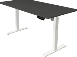 Kerkmann Move 1 Zit-sta-bureau Rechthoekig Antraciet T-Voet 1.600 (B) x 800 (D) x 1.230 (H) mm Melamine, staal