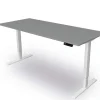 Kerkmann Move 3 Zit-sta-bureau Rechthoekig Grafiet T-Voet 1,800 (B) x 800 (D) x 1.200 (H) mm Hout
