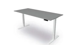 Kerkmann Move 3 Zit-sta-bureau Rechthoekig Grafiet T-Voet 1,800 (B) x 800 (D) x 1.200 (H) mm Hout