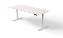 Kerkmann Move 3 Zit-sta-bureau Rechthoekig Wit T-Voet 1,800 (B) x 800 (D) x 1.200 (H) mm Hout