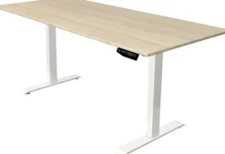Kerkmann Move 1 Zit-sta-bureau Rechthoekig Ahorn T-Voet 1.800 (B) x 800 (D) x 1.230 (H) mm Melamine, staal