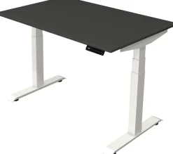 Kerkmann Move4 Elektrisch hoogteverstelbaar Zit-sta-bureau Antraciet T-voet 1200 (B) x 800 (D) x 1290 (H) mm Hout, Metaal