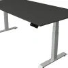 Kerkmann Move4 Elektrisch hoogteverstelbaar Zit-sta-bureau Antraciet T-voet 2000 (B) x 1.000 (D) x 1290 (H) mm Hout, Metaal