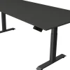 Kerkmann Move4 Elektrisch hoogteverstelbaar Zit-sta-bureau Antraciet T-voet 2250 (B) x 1.000 (D) x 1290 (H) mm Hout, Metaal