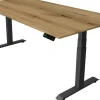 Kerkmann Move4 Elektrisch hoogteverstelbaar Zit-sta-bureau Eiken T-voet 2000(B) x 1000 (D) x 1290 (H) mm Hout, Metaal