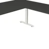 Kerkmann Move4 Elektrisch hoogteverstelbaar Zit-sta-bureau Antraciet T-voet 2000 (B) x 2.200 (D) x 1290 (H) mm Hout, Metaal