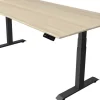 Kerkmann Move4 Elektrisch hoogteverstelbaar Zit-sta-bureau Esdoorn T-voet 2000 (B) x 1.000 (D) x 1290 (H) mm Hout, Metaal