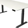 Kerkmann Move4 Elektrisch hoogteverstelbaar Zit-sta-bureau Wit T-voet 2000 (B) x 1.000 (D) x 1290 (H) mm Hout, Metaal