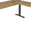 Kerkmann Move4 Elektrisch hoogteverstelbaar Zit-sta-bureau Eiken T-voet 1800 (B) x 1.800 (D) x 1290 (H) mm Hout, Metaal