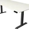 Kerkmann Move4 Elektrisch hoogteverstelbaar Zit-sta-bureau Wit T-voet 2250 (B) x 1.000 (D) x 1290 (H) mm Hout, Metaal