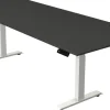 Kerkmann Move4 Elektrisch hoogteverstelbaar Zit-sta-bureau Antraciet T-voet 2500 (B) x 1.000 (D) x 1290 (H) mm Hout, Metaal