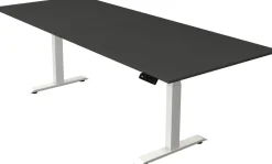 Kerkmann Move4 Elektrisch hoogteverstelbaar Zit-sta-bureau Antraciet T-voet 2500 (B) x 1.000 (D) x 1290 (H) mm Hout, Metaal