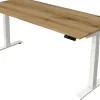Kerkmann Move4 Elektrisch hoogteverstelbaar Zit-sta-bureau Eiken T-voet 1800 (B) x 800 (D) x 1290 (H) mm Hout, Metaal