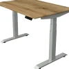 Kerkmann Move4 Elektrisch hoogteverstelbaar Zit-sta-bureau Eiken T-voet 1200 (B) x 800 (D) x 1290 (H) mm Hout, Metaal