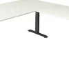 Kerkmann Move4 Elektrisch hoogteverstelbaar Zit-sta-bureau Wit T-voet 2000 (B) x 2.200 (D) x 1290 (H) mm Hout, Metaal