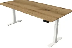 Kerkmann Move4 Elektrisch hoogteverstelbaar Zit-sta-bureau Eiken T-voet 2000 (B) x 1.000 (D) x 1290 (H) mm Hout, Metaal
