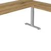 Kerkmann Move4 Elektrisch hoogteverstelbaar Zit-sta-bureau Eiken T-voet 1800 (B) x 1800 (D) x 1290 (H) mm Hout, Metaal