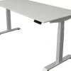 Kerkmann Move4 Elektrisch hoogteverstelbaar Zit-sta-bureau Lichtgrijs T-voet 1800 (B) x 800 (D) x 1290 (H) mm Hout, Metaal