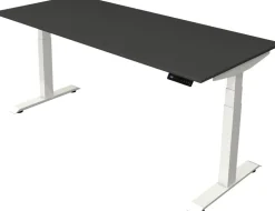 Kerkmann Move4 Elektrisch hoogteverstelbaar Zit-sta-bureau Antraciet T-voet 1800 (B) x 800 (D) x 1290 (H) mm Hout, Metaal