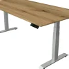 Kerkmann Move4 Elektrisch hoogteverstelbaar Zit-sta-bureau Eiken T-voet 2000 (B) x 1.000 (D) x 1290 (H) mm Hout, Metaal