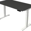 Kerkmann Move4 Elektrisch hoogteverstelbaar Zit-sta-bureau Antraciet T-voet 1400 (B) x 800 (D) x 1290 (H) mm Hout, Metaal