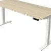 Kerkmann Move4 Elektrisch hoogteverstelbaar Zit-sta-bureau Esdoorn T-voet 1800 (B) x 800 (D) x 1290 (H) mm Hout, Metaal