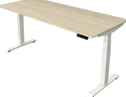 Kerkmann Move4 Elektrisch hoogteverstelbaar Zit-sta-bureau Esdoorn T-voet 1800 (B) x 800 (D) x 1290 (H) mm Hout, Metaal