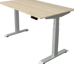 Kerkmann Move4 Elektrisch hoogteverstelbaar Zit-sta-bureau Esdoorn T-voet 1400 (B) x 800 (D) x 1290 (H) mm Hout, Metaal