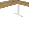 Kerkmann Move4 Elektrisch hoogteverstelbaar Zit-sta-bureau Eiken T-voet 1800 (B) x 1.800 (D) x 1290 (H) mm Hout, Metaal
