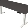 Kerkmann Move4 Elektrisch hoogteverstelbaar Zit-sta-bureau Antraciet T-voet 2250 (B) x 1.000 (D) x 1290 (H) mm Hout, Metaal