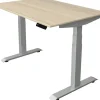 Kerkmann Move4 Elektrisch hoogteverstelbaar Zit-sta-bureau Esdoorn T-voet 1200 (B) x 800 (D) x 1290 (H) mm Hout, Metaal
