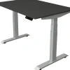 Kerkmann Move4 Elektrisch hoogteverstelbaar Zit-sta-bureau Antraciet T-voet 1200 (B) x 800 (D) x 1290 (H) mm Hout, Metaal