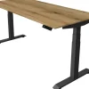 Kerkmann Move4 Elektrisch hoogteverstelbaar Zit-sta-bureau Eiken T-voet 1800 (B) x 800 (D) x 1290 (H) mm Hout, Metaal
