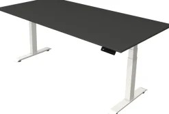 Kerkmann Move4 Elektrisch hoogteverstelbaar Zit-sta-bureau Antraciet T-voet 2000 (B) x 1.000 (D) x 1290 (H) mm Hout, Metaal