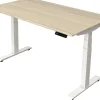 Kerkmann Move4 Elektrisch hoogteverstelbaar Zit-sta-bureau Esdoorn T-voet 1400 (B) x 800 (D) x 1290 (H) mm Hout, Metaal