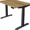 Kerkmann Move4 Elektrisch hoogteverstelbaar Zit-sta-bureau Eiken T-voet 1200 (B) x 800 (D) x 1290 (H) mm Hout, Metaal