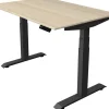 Kerkmann Move4 Elektrisch hoogteverstelbaar Zit-sta-bureau Esdoorn T-voet 1200 (B) x 800 (D) x 1290 (H) mm Hout, Metaal