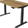 Kerkmann Move4 Elektrisch hoogteverstelbaar Zit-sta-bureau Eiken T-voet 1400 (B) x 800 (D) x 1290 (H) mm Hout, Metaal