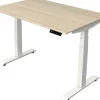 Kerkmann Move4 Elektrisch hoogteverstelbaar Zit-sta-bureau Esdoorn T-voet 1200 (B) x 800 (D) x 1290 (H) mm Hout, Metaal