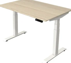 Kerkmann Move4 Elektrisch hoogteverstelbaar Zit-sta-bureau Esdoorn T-voet 1200 (B) x 800 (D) x 1290 (H) mm Hout, Metaal