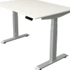Kerkmann Move4 Elektrisch hoogteverstelbaar Zit-sta-bureau Wit T-voet 1200 (B) x 800 (D) x 1290 (H) mm Hout, Metaal