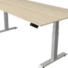 Kerkmann Move4 Elektrisch hoogteverstelbaar Zit-sta-bureau Esdoorn T-voet 2000 (B) x 1.000 (D) x 1290 (H) mm Hout, Metaal