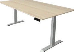 Kerkmann Move4 Elektrisch hoogteverstelbaar Zit-sta-bureau Esdoorn T-voet 2000 (B) x 1.000 (D) x 1290 (H) mm Hout, Metaal